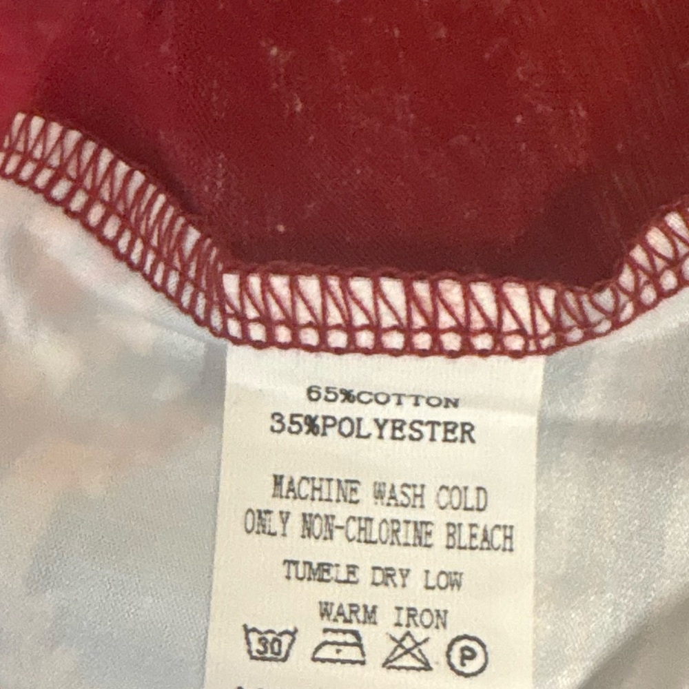 Sunshine & Rodeos Burgundy Aztec Print Tank Size Large - Picture 5 of 5